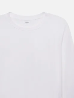 FRAME Long Sleeve Baby Tee in<Women Tanks & Tees