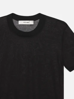 FRAME Luxe Baby Tee in<Women Tanks & Tees