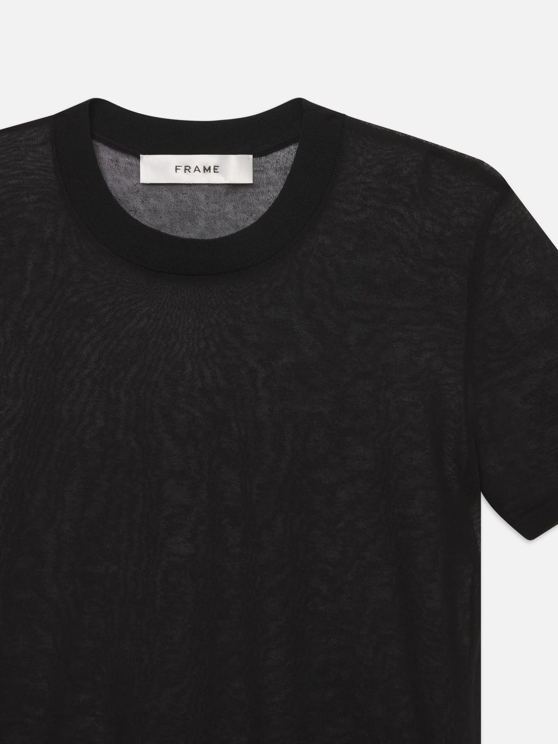 FRAME Luxe Baby Tee in<Women Tanks & Tees