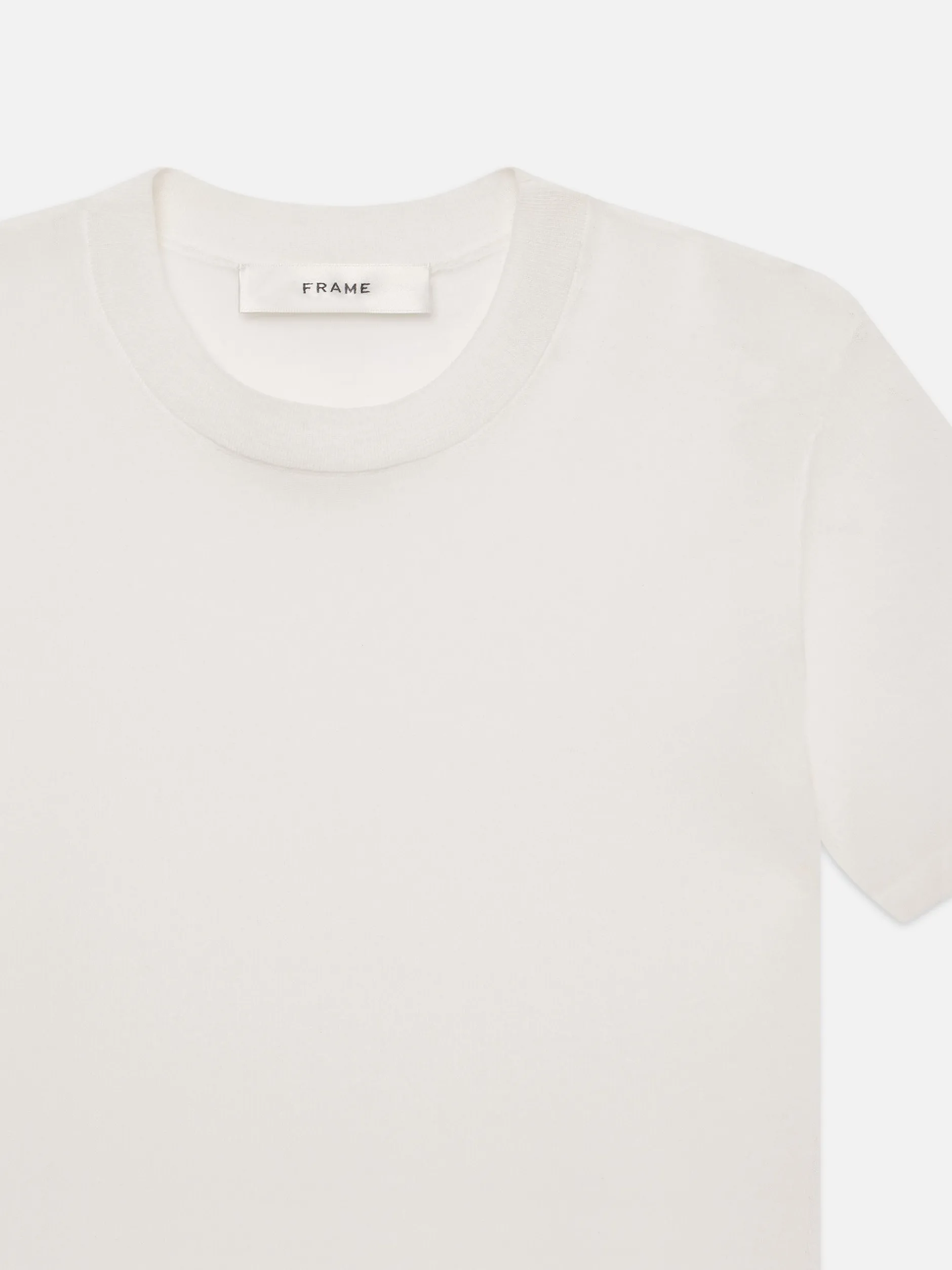 FRAME Luxe Baby Tee in<Women Tanks & Tees