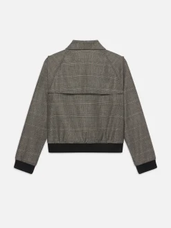 FRAME Modern Bomber Jacket in Brown Multi<Women Jackets & Coats