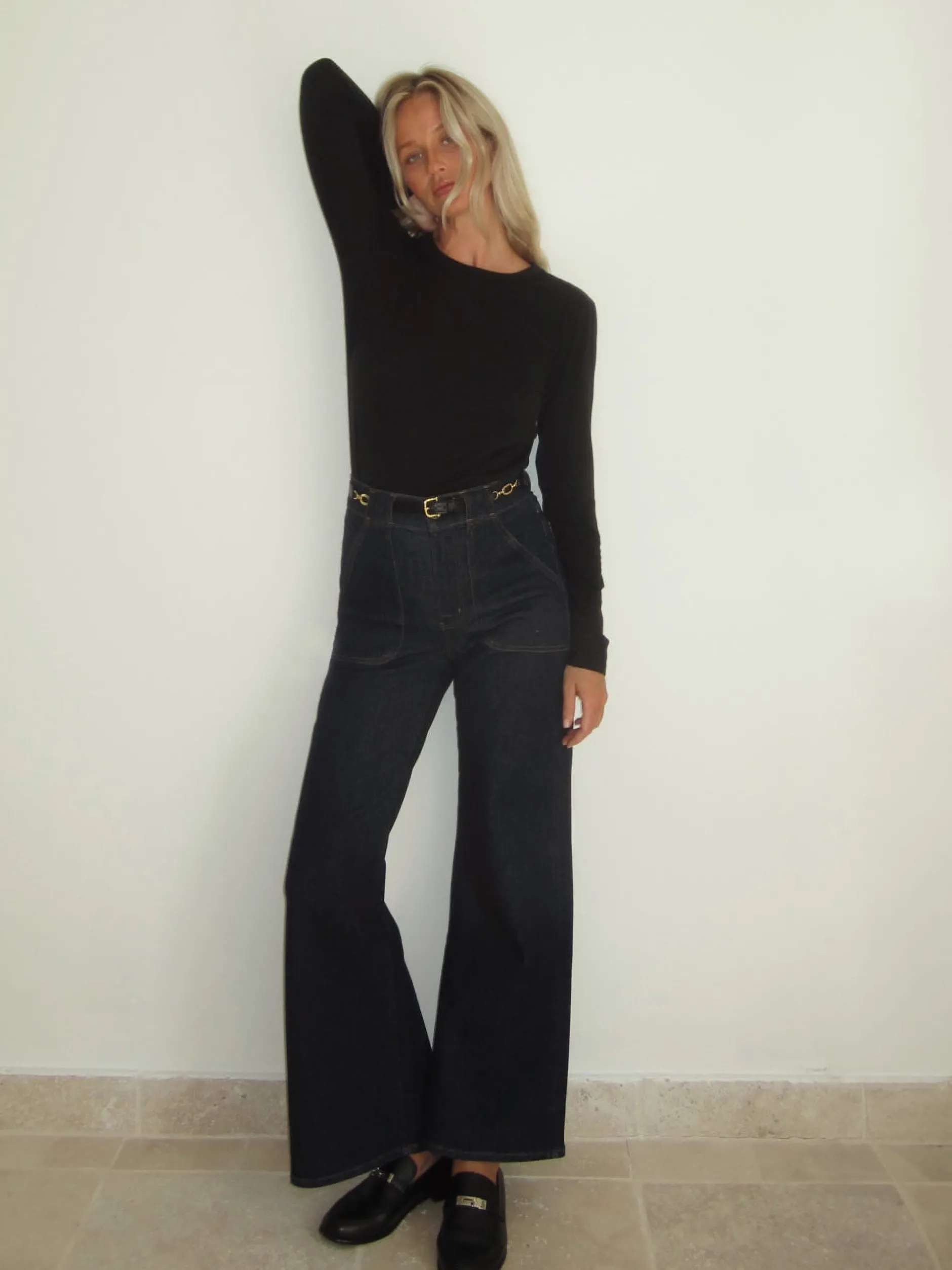FRAME Modern Pocket Jean in<Women Wide Leg