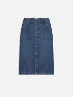 FRAME Modern Pocket Midi Skirt in<Women Skirts & Shorts