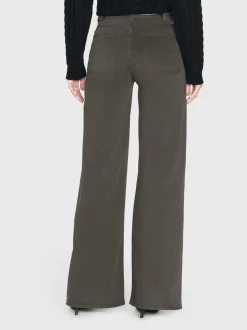 FRAME Modern Pocket Pant in Rich Military<Women Wide Leg