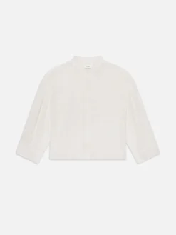 FRAME Modern Puff Sleeve Shirt in<Women Tops & Blouses