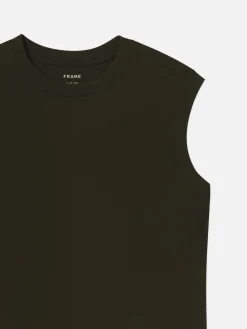 FRAME Muscle Crew Tank in<Women Tanks & Tees