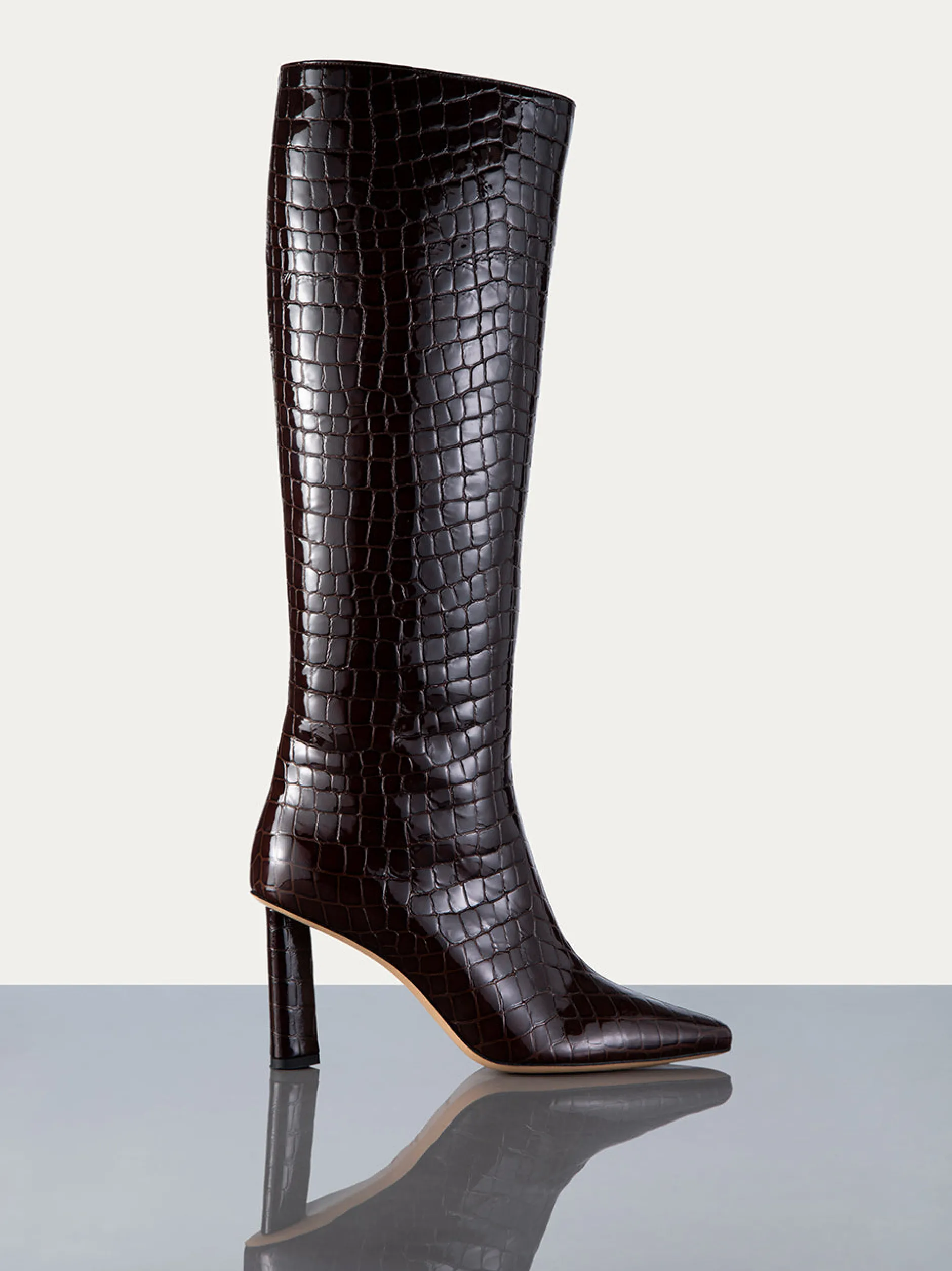 FRAME Odette Boot in Espresso Croc<Women All Accessories & Shoes