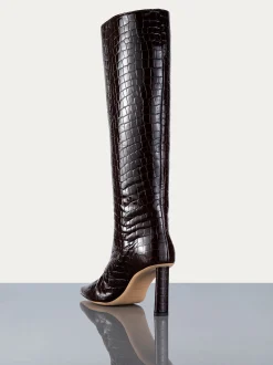 FRAME Odette Boot in Espresso Croc<Women All Accessories & Shoes