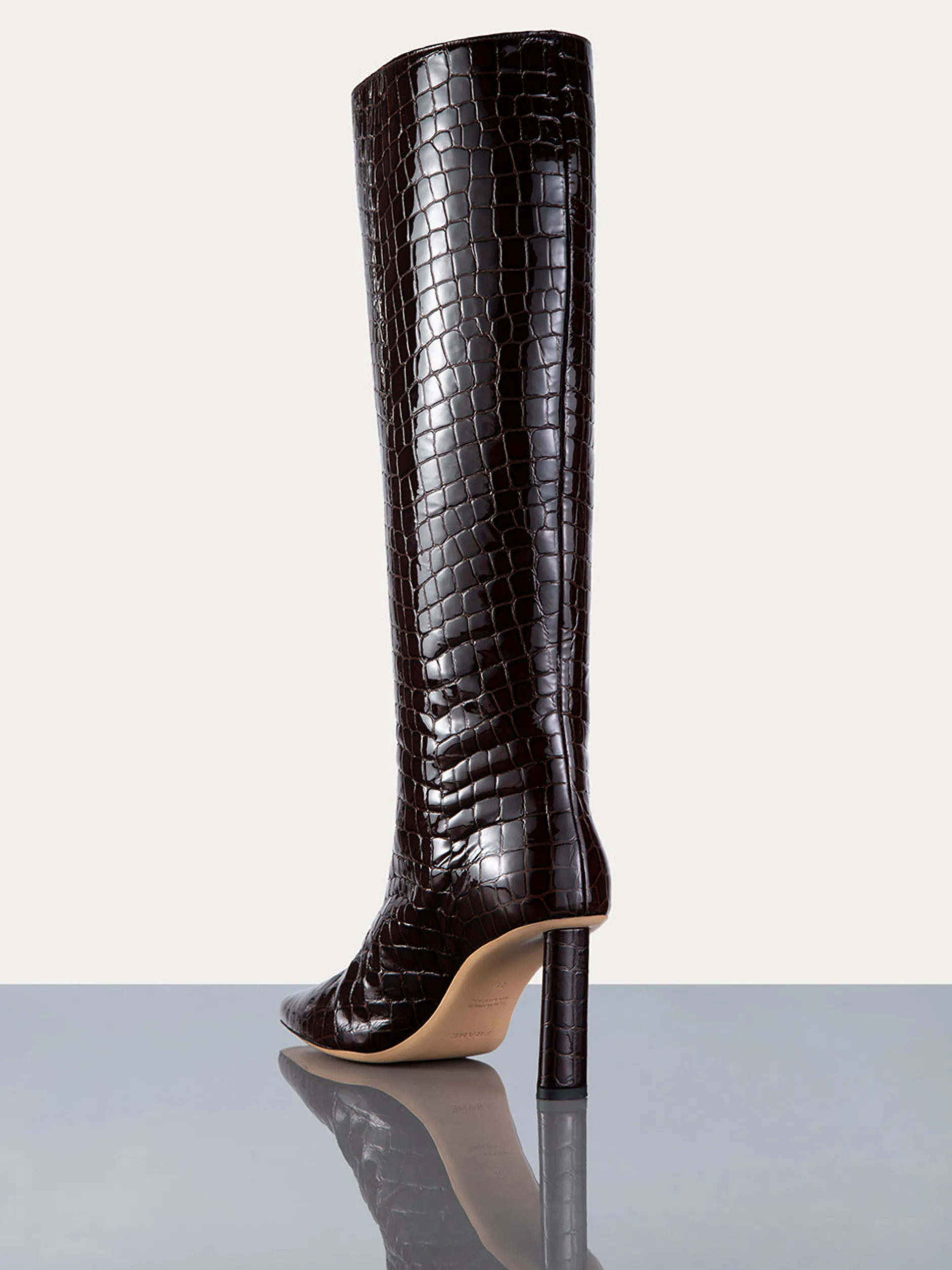 FRAME Odette Boot in Espresso Croc<Women All Accessories & Shoes