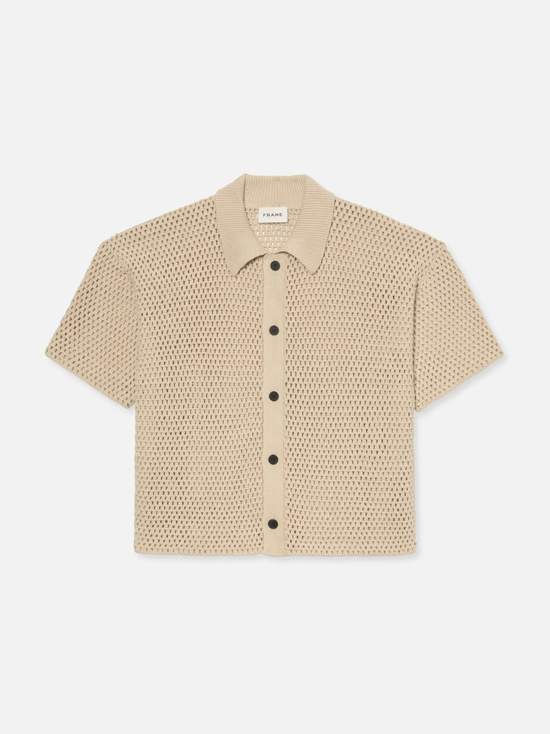 FRAME Open Weave Cardigan in< Shirts