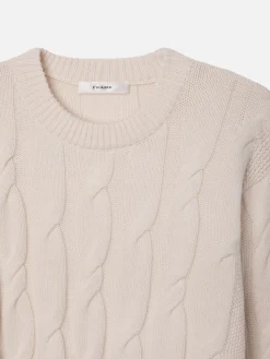 FRAME Oversized Cable Knit Sweater in<Women Sweaters