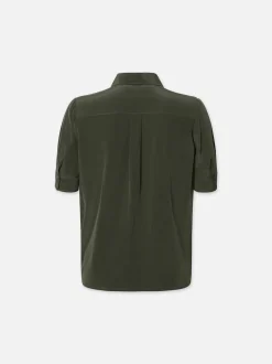 FRAME Patch Pocket Button Down in<Women Tops & Blouses
