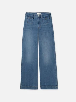 FRAME Patch Pocket Slim Palazzo in<Women Wide Leg