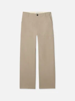 FRAME Patch Traveler Pants in Dark Beige< Pants & Shorts