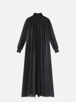 FRAME Pleated Column Maxi in<Women Dresses & Jumpsuits