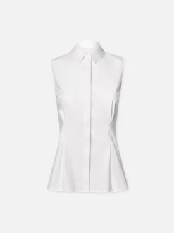 FRAME Pleated Sleeveless Shirt in<Women Tops & Blouses
