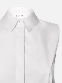 FRAME Pleated Sleeveless Shirt in<Women Tops & Blouses