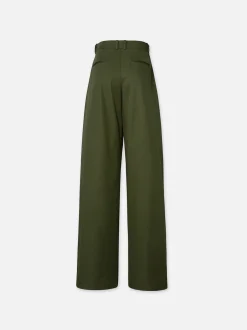 FRAME Pleated Wide Leg Pant in<Women Pants
