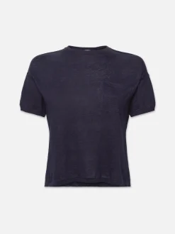 FRAME Pocket Crew Tee in<Women Tanks & Tees
