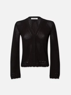 FRAME Pointelle Cardi in<Women Sweaters