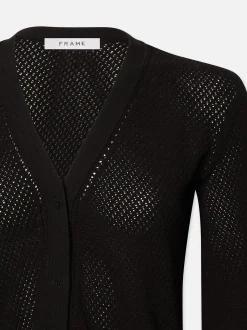FRAME Pointelle Cardi in<Women Sweaters