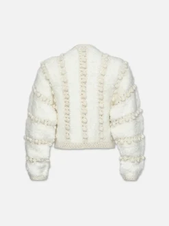 FRAME Pom Pom Cardi in<Women Sweaters