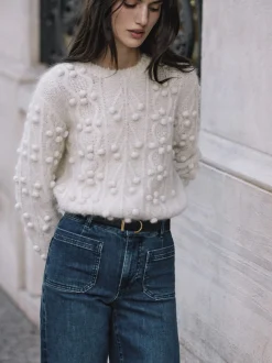 FRAME Popcorn Pullover in<Women Sweaters