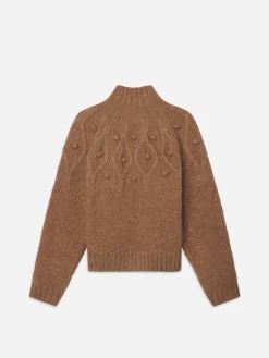 FRAME Popcorn Zip Cardi in<Women Sweaters
