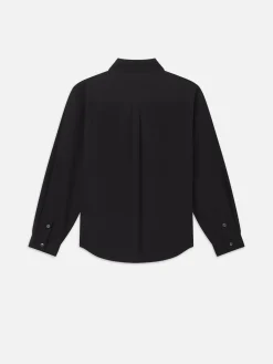 FRAME Poplin Relaxed Shirt in< Shirts