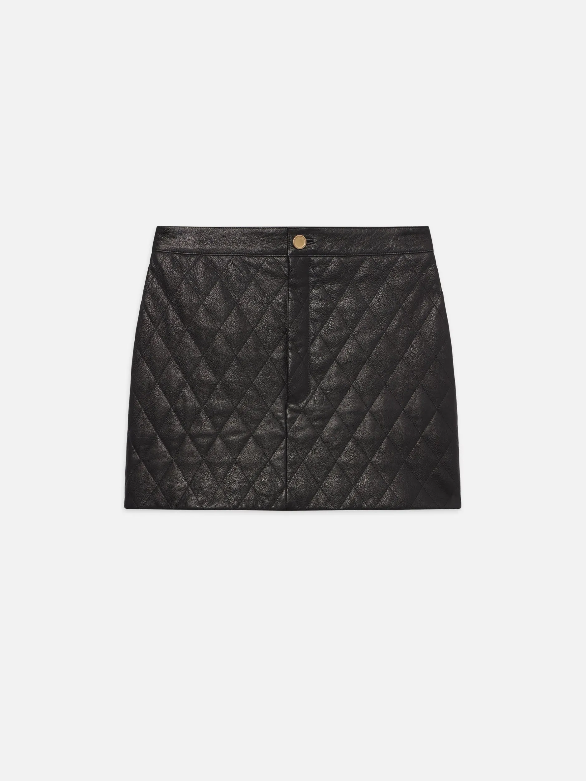 FRAME Quilted Leather Skirt in<Women Leather & Suede|Skirts & Shorts