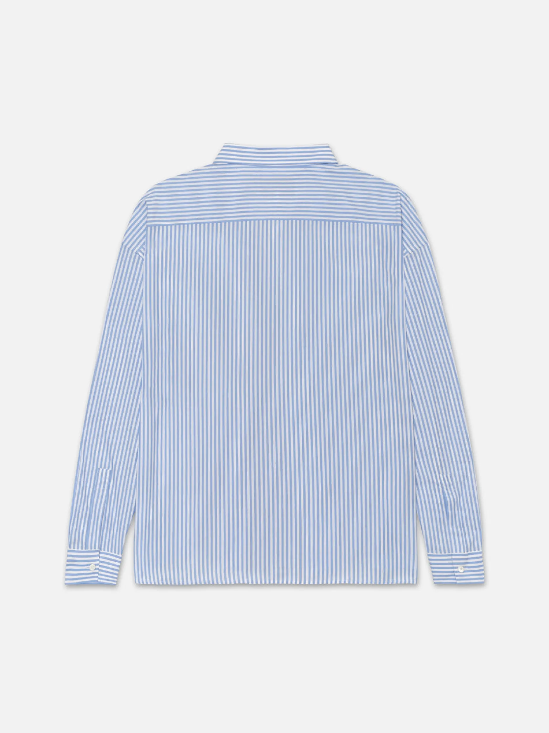 FRAME Relaxed Blue Striped Shirt in Blue Stripe< Shirts