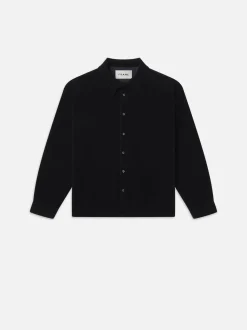 FRAME Relaxed Corduroy Overshirt in Dark Navy< Jackets & Coats|Shirts