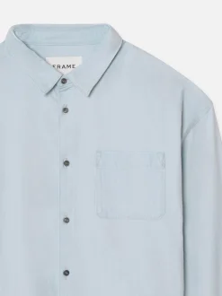 FRAME Relaxed Denim Shirt in Southern Ocean< Denim Shirts|Shirts