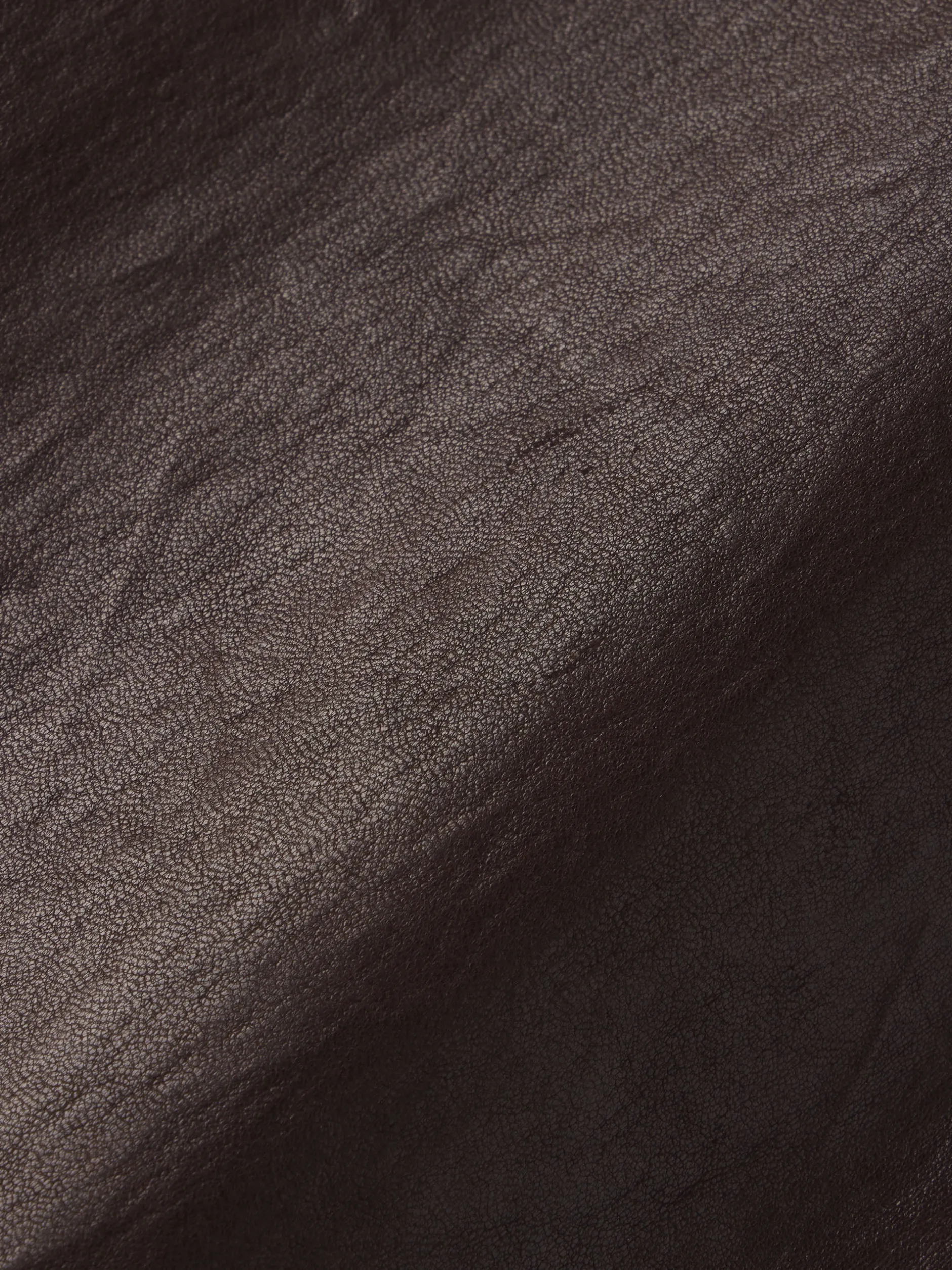 FRAME Relaxed Leather Trouser in Chocolate Brown<Women Leather & Suede|Pants