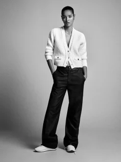 FRAME Relaxed Leather Trouser in<Women Leather & Suede|Pants