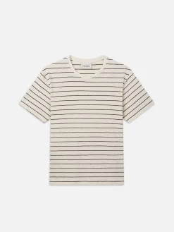 FRAME Relaxed Stripe Tee in< Tees & Polos