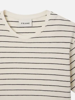 FRAME Relaxed Stripe Tee in< Tees & Polos