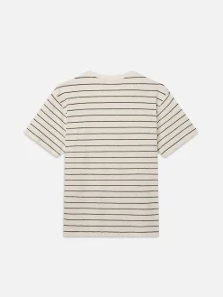 FRAME Relaxed Stripe Tee in< Tees & Polos