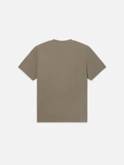 FRAME Relaxed Tee in Light Olive< Tees & Polos