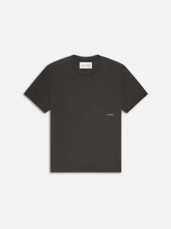 FRAME Relaxed Tee in Washed Anthracite< Tees & Polos