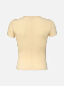 FRAME Rib Baby Crew Tee in<Women Tanks & Tees