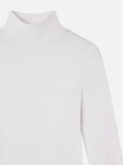 FRAME Rib Turtleneck in<Women Tanks & Tees