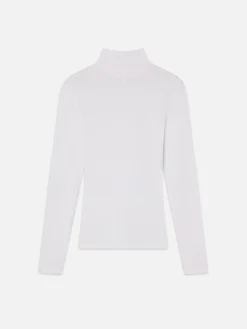 FRAME Rib Turtleneck in<Women Tanks & Tees
