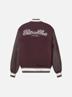 FRAME Ritz Unisex Varsity Jacket in<Women Jackets & Coats|Jackets & Coats