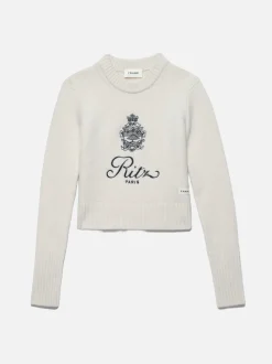 FRAME Ritz Women's Cashmere Sweater in Off White<Women Sweaters