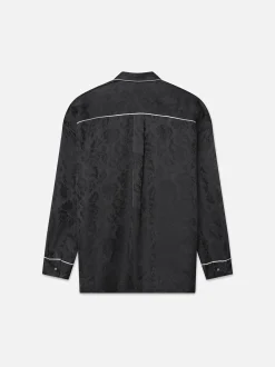 FRAME Ritz Women's Pajama Shirt in Black Multi<Women Tops & Blouses