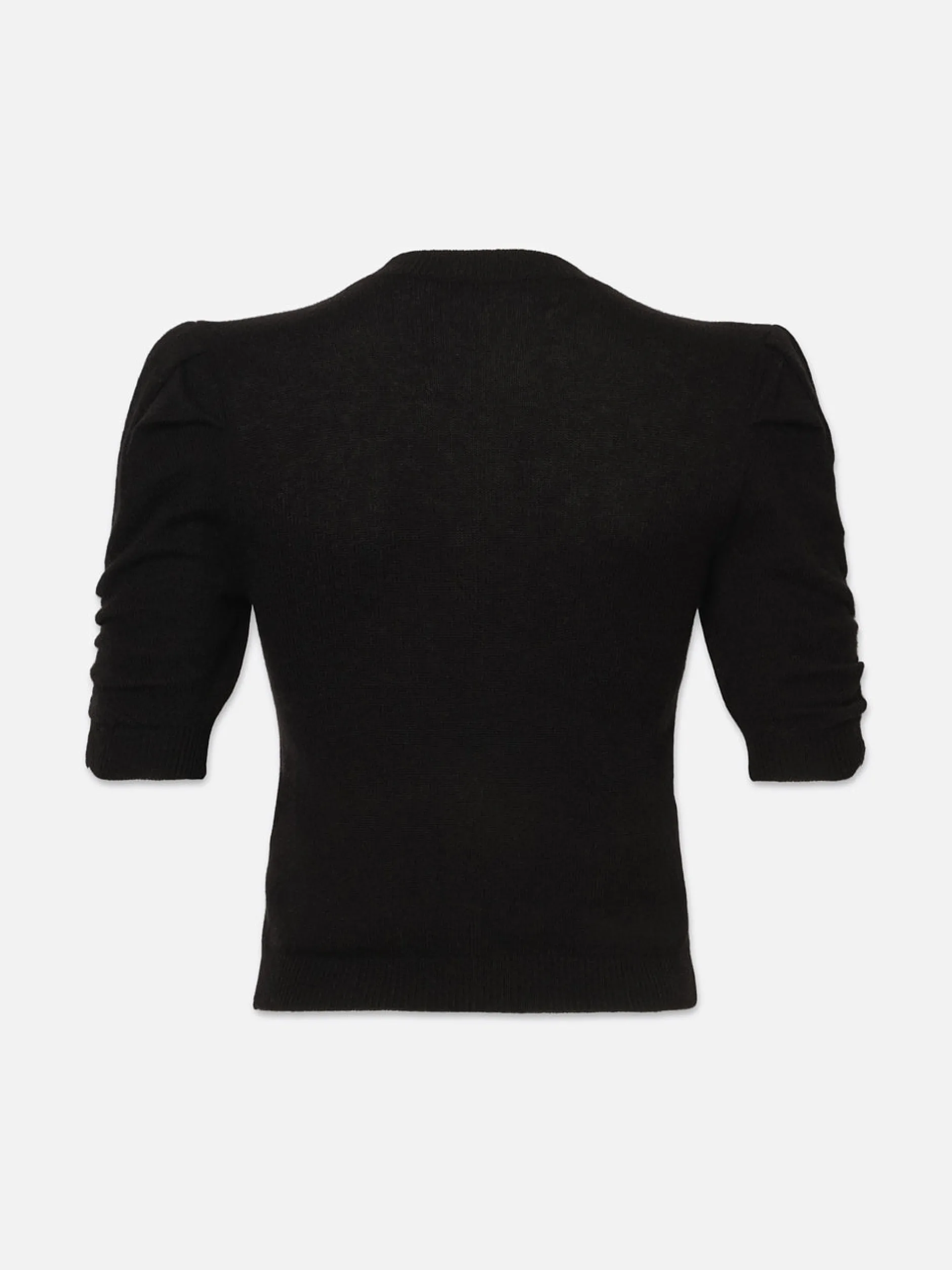 FRAME Ruched Sleeve Cashmere Sweater in<Women Sweaters