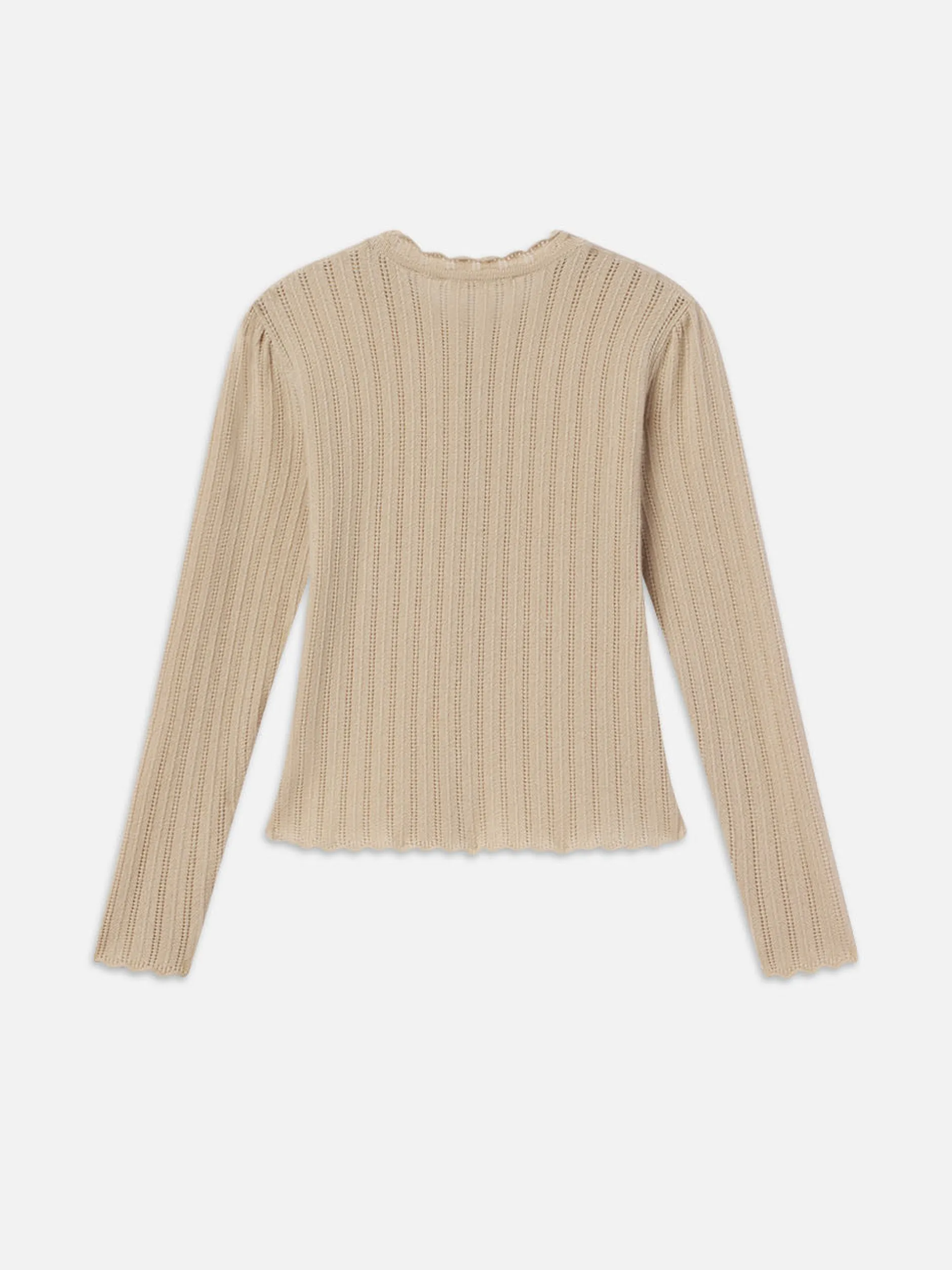 FRAME Ruffle Neck Cardi in<Women Sweaters