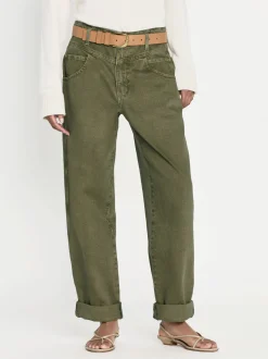 FRAME 90's Utility Loose in Washed Summer Sage<Women Straight