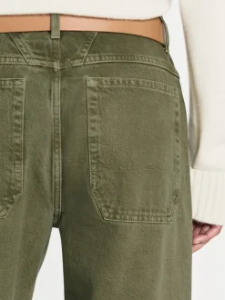 FRAME 90's Utility Loose in Washed Summer Sage<Women Straight